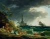 A Storm on a Mediterranean Coast. Claude-Joseph Vernet